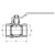 Messing Kugelhahn / Absperrhahn / Absperrventil mit Stopfbuchse – Innengewinde DN ½″ / ¾″ / 1″ / 1¼″ / 1½″ / 2″ – Diamond ART 2400 – für Wasser & Heizung